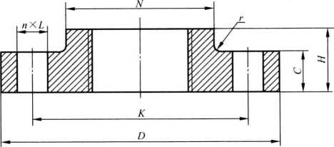平面（FF)帶頸螺紋鋼制管法蘭 (適用于 PN 6、PN 10、PN 16、PN 25 和 PN 40